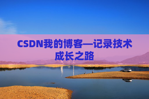 CSDN我的博客—记录技术成长之路